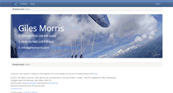 Desktop Screenshot of gilesmorris.com